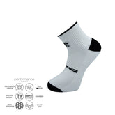 Short crew running socks lime